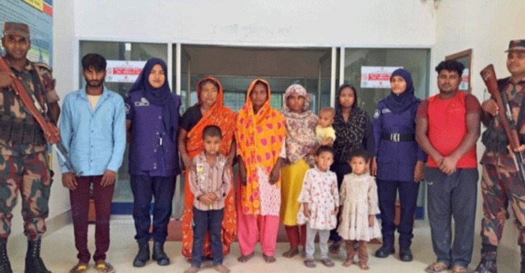 শেরপুর সীমান্তে নারী-শিশুসহ ১০ জনকে পুশইন করল বিএসএফ